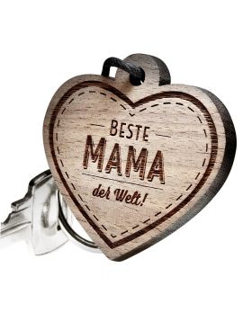 Schlüsselanhänger mit Gravur: Beste Mama der Welt!